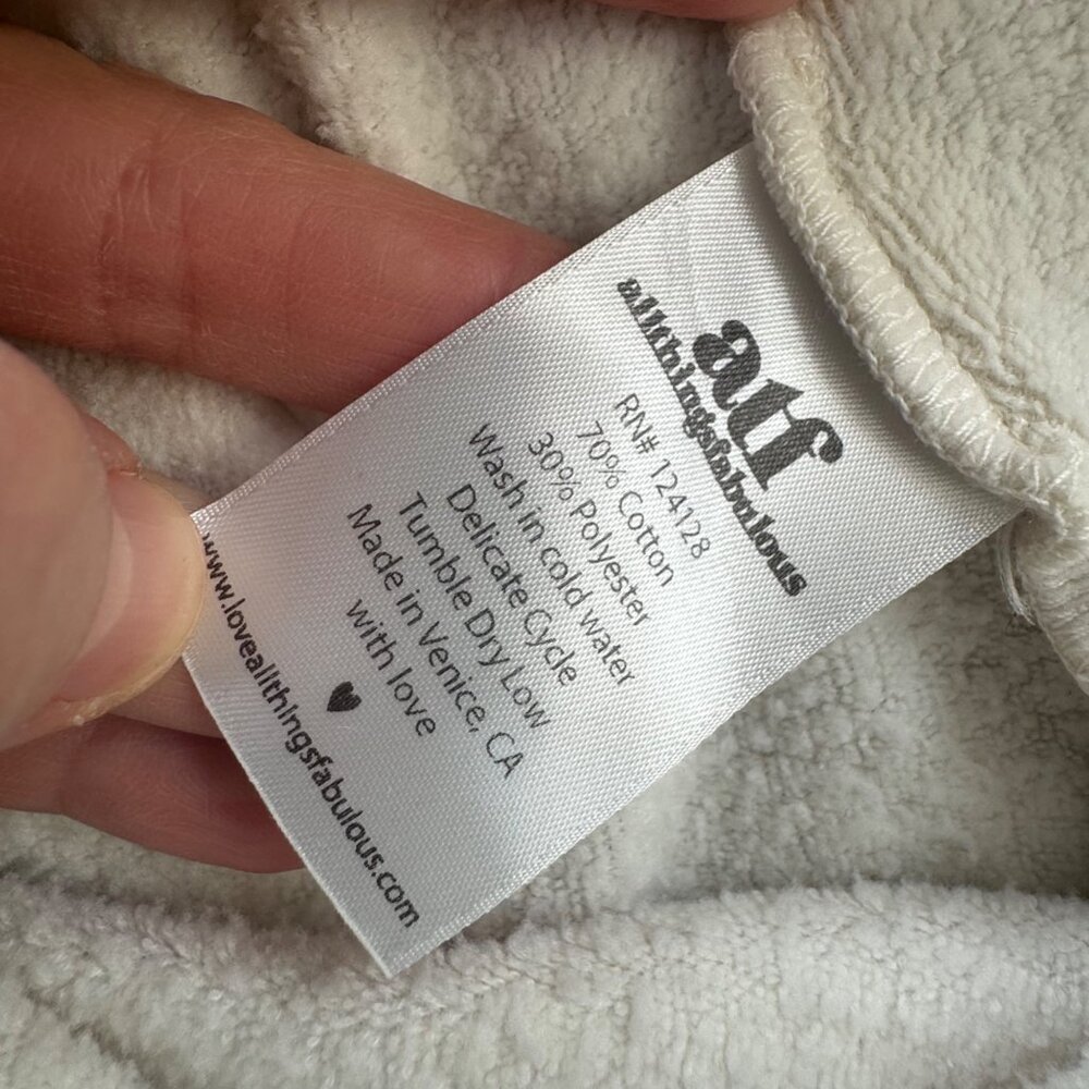 atf All Things Fabulous Wanderlust Joggers Size Small Sweatpants - Picture 4 of 8